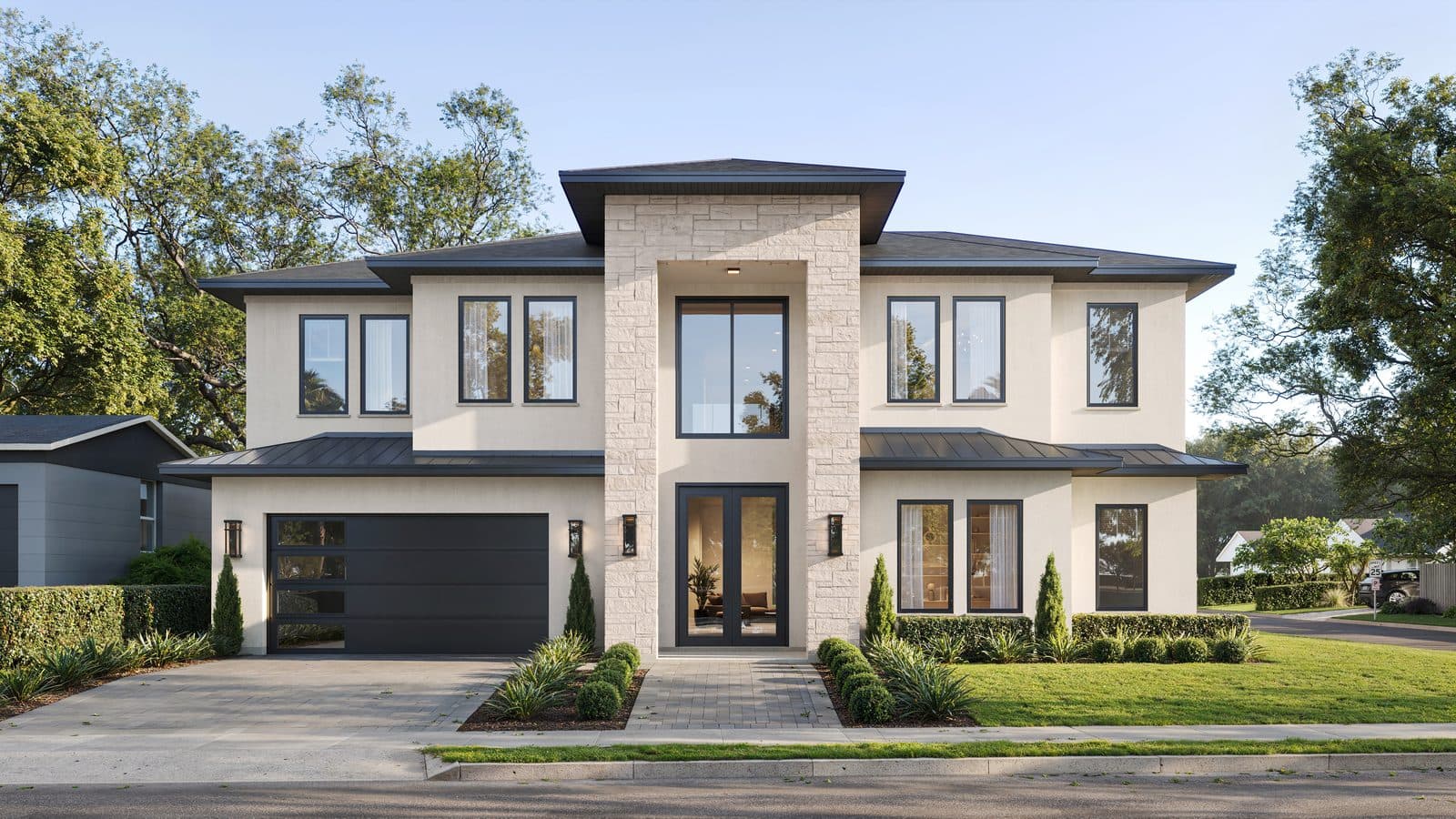 134 W Hazel Street — front elevation