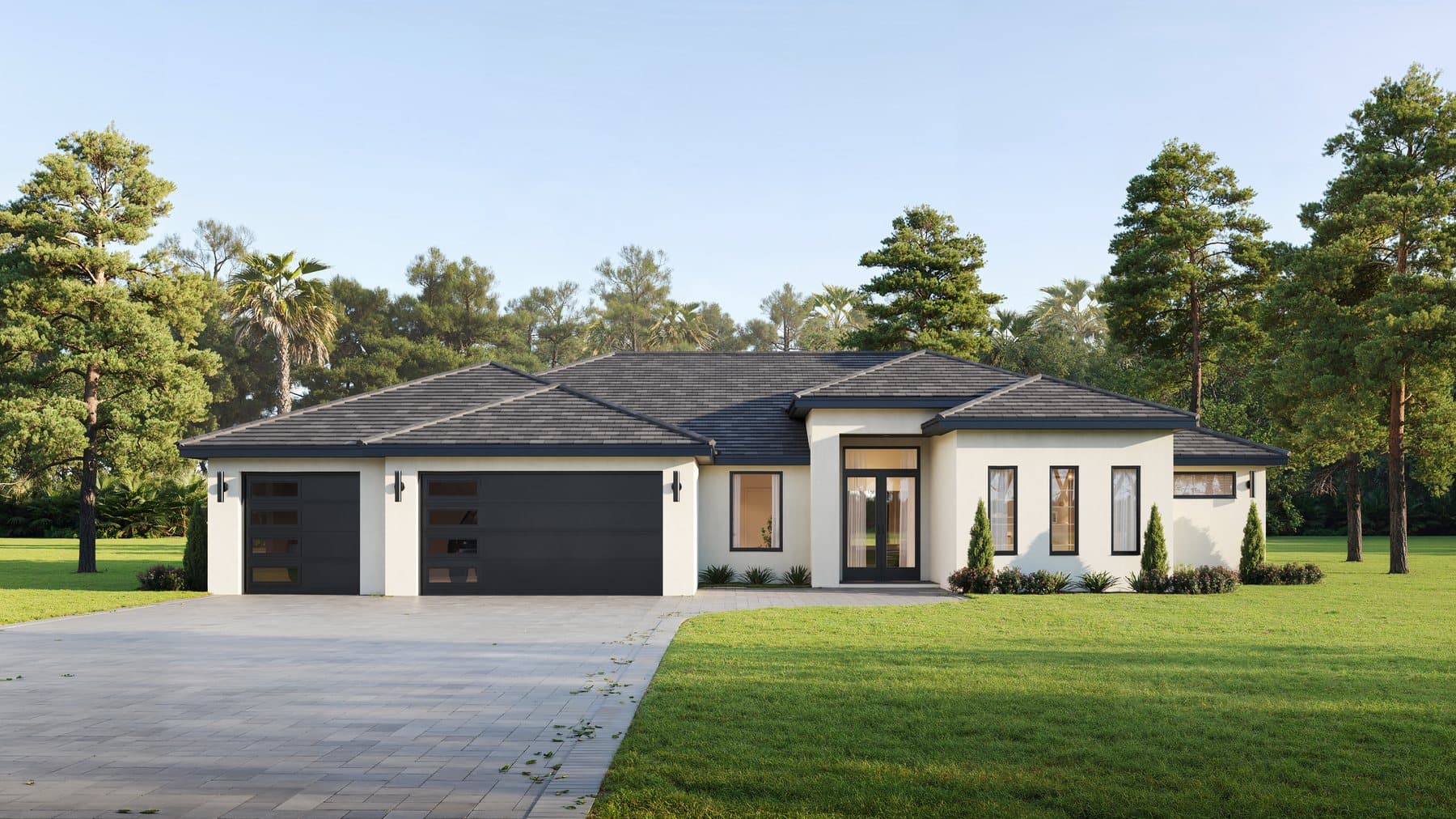The 3227, front elevation rendering